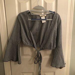 American Threads Crop Top